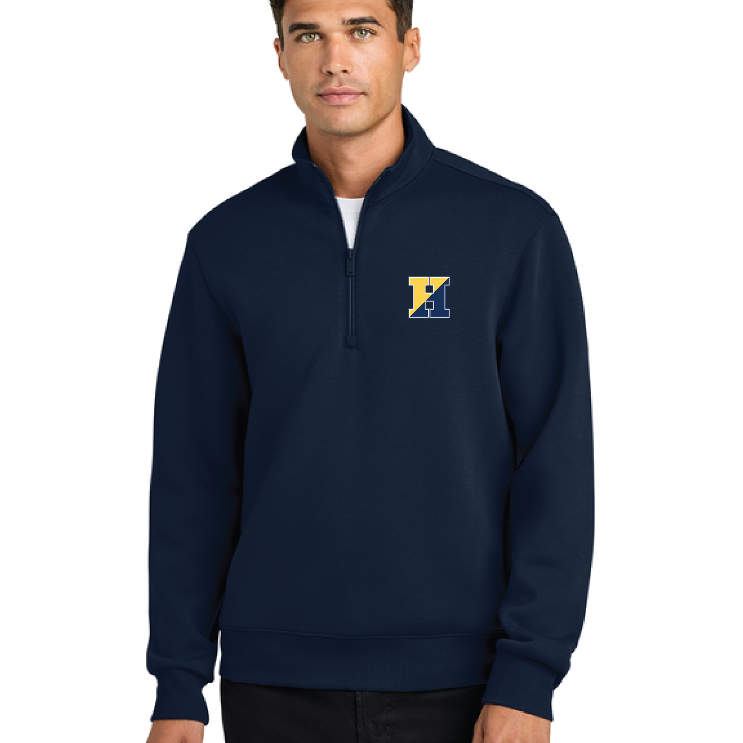 MM3100 Mercer+Mettle® Soft Spacer 1/4-Zip with embr. logo