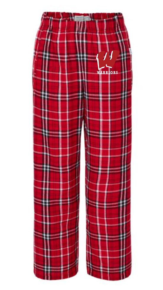 Flannel Pants with embr. logo Youth and Adult