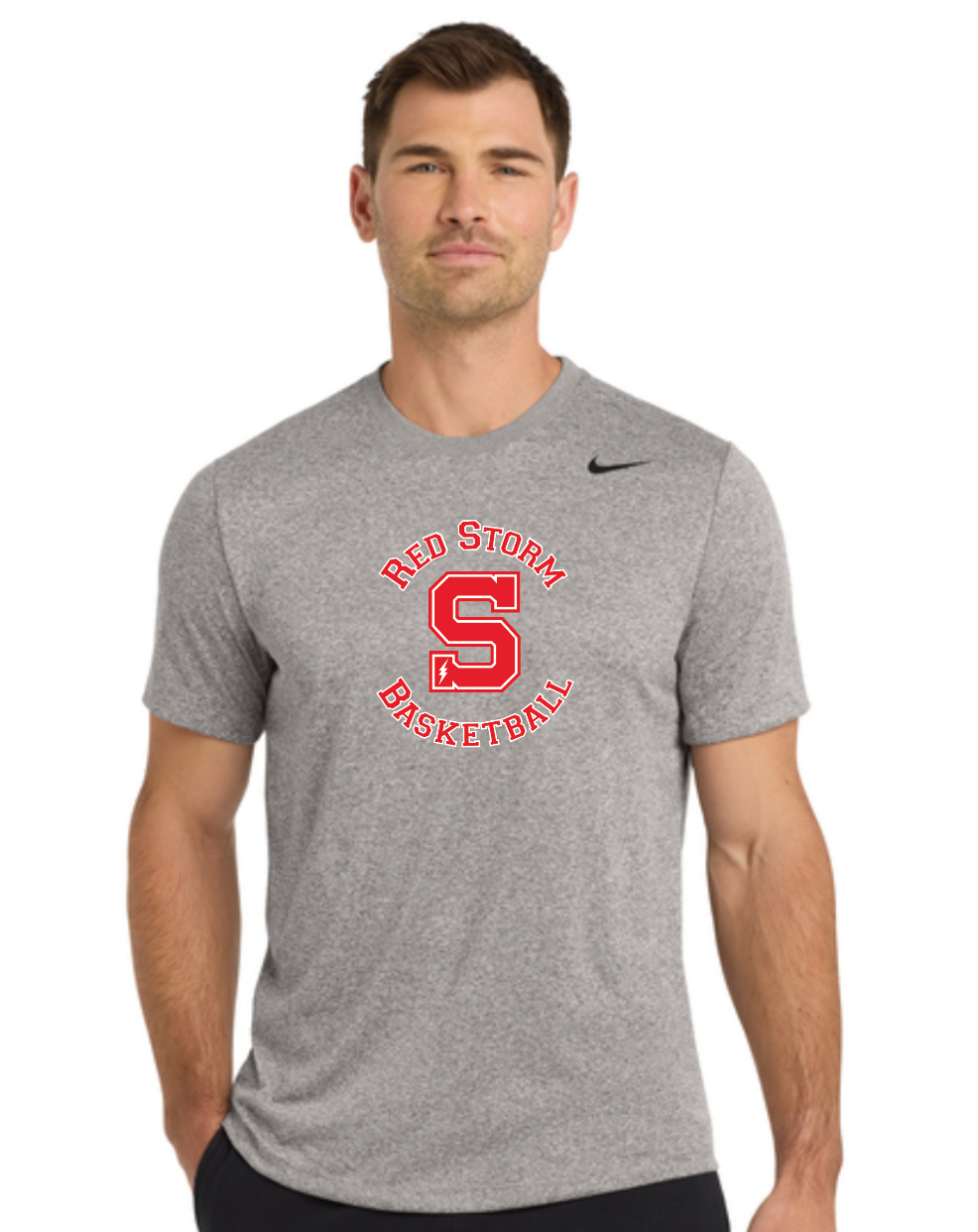 Men's or Women's Nike T-shirt with Printed Red Storm Logo