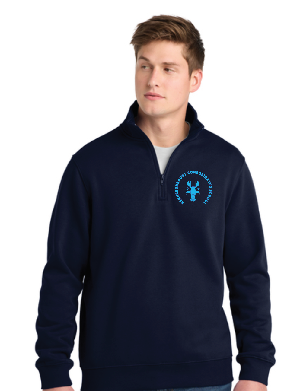 Adult 1/4 Zip Sweatshirt with KCS logo
