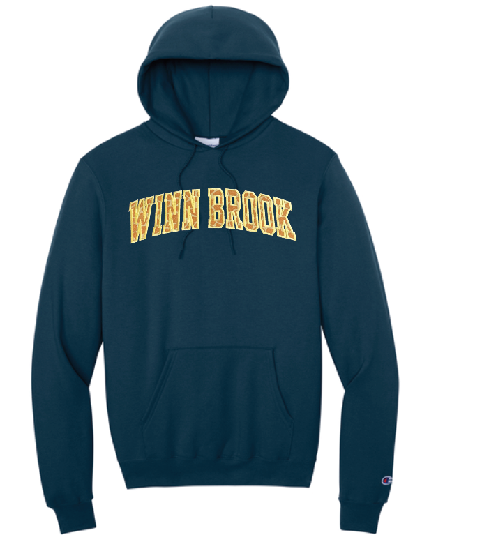 Winn Brook School Champion S700 Navy Hoodie