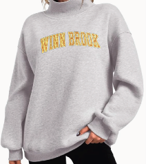Winn Brook School Applique Mockneck Sweatshirt