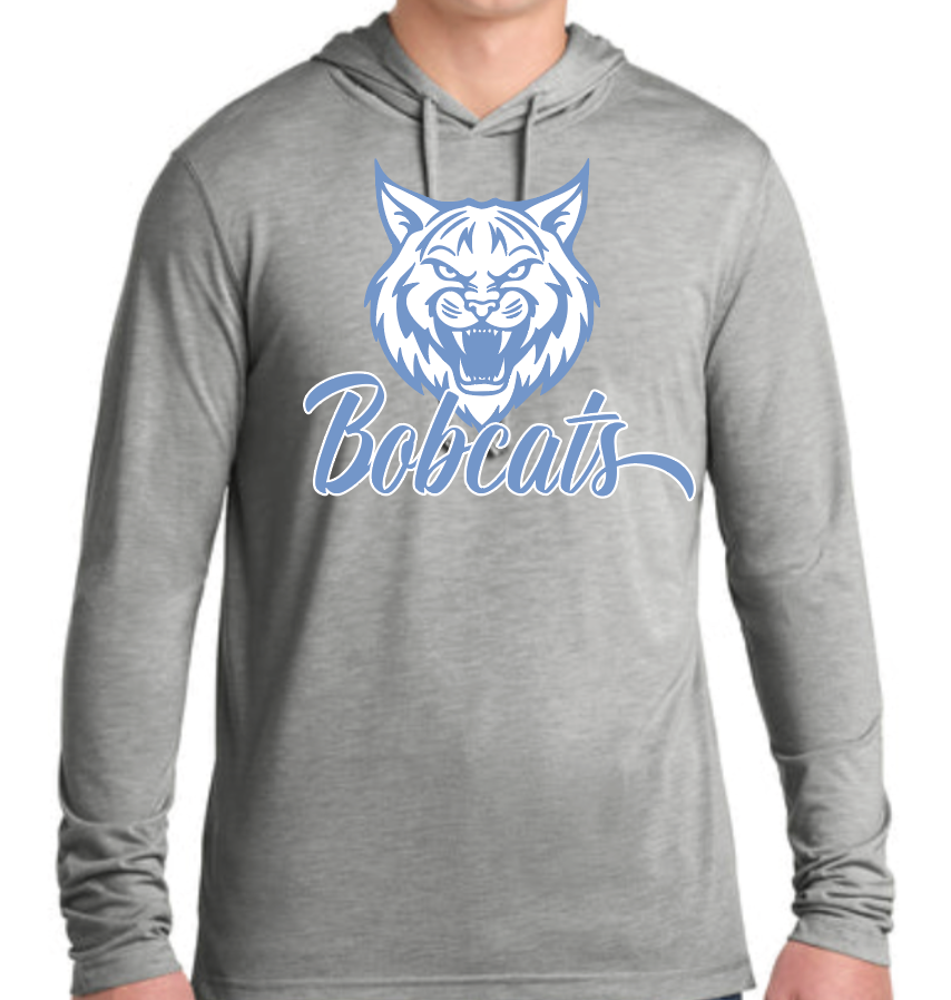 Adult Triblend Lightweight Hooded Sweatshirt