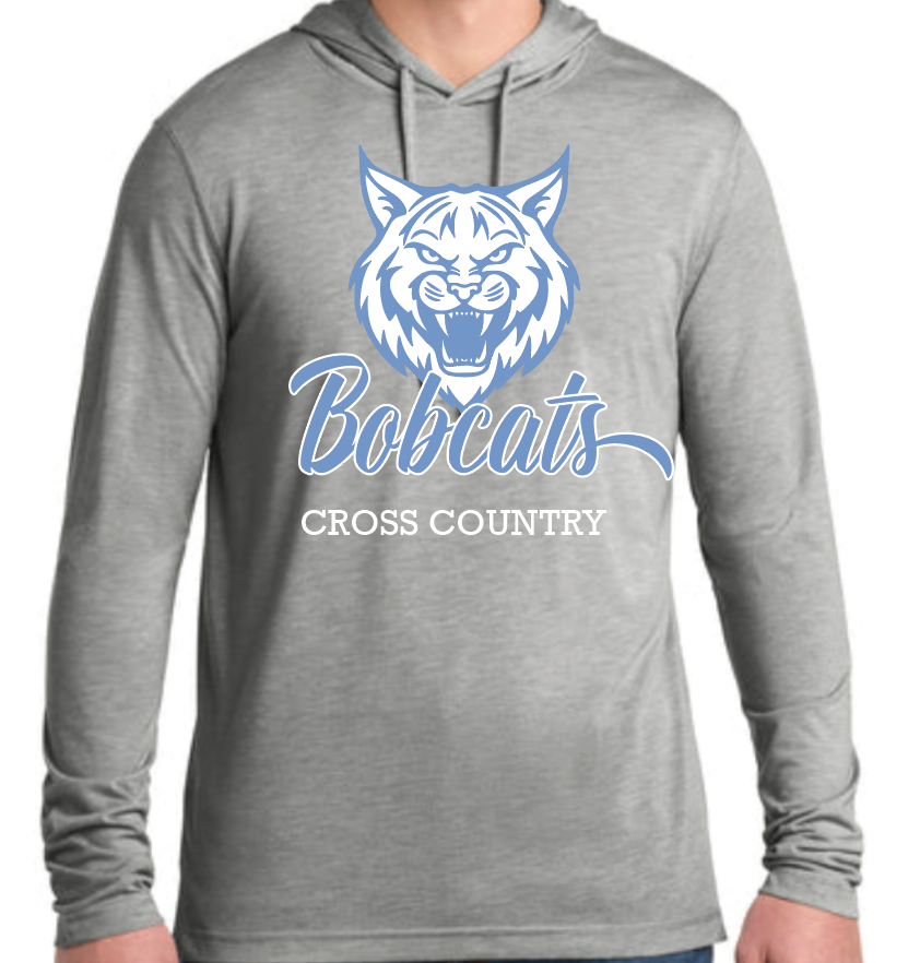Adult Triblend Lightweight Hooded Sweatshirt
