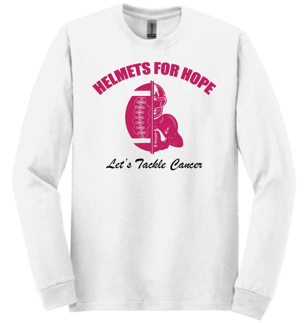NEW DESIGN! Helmets for Hope Long Sleeve T-shirt