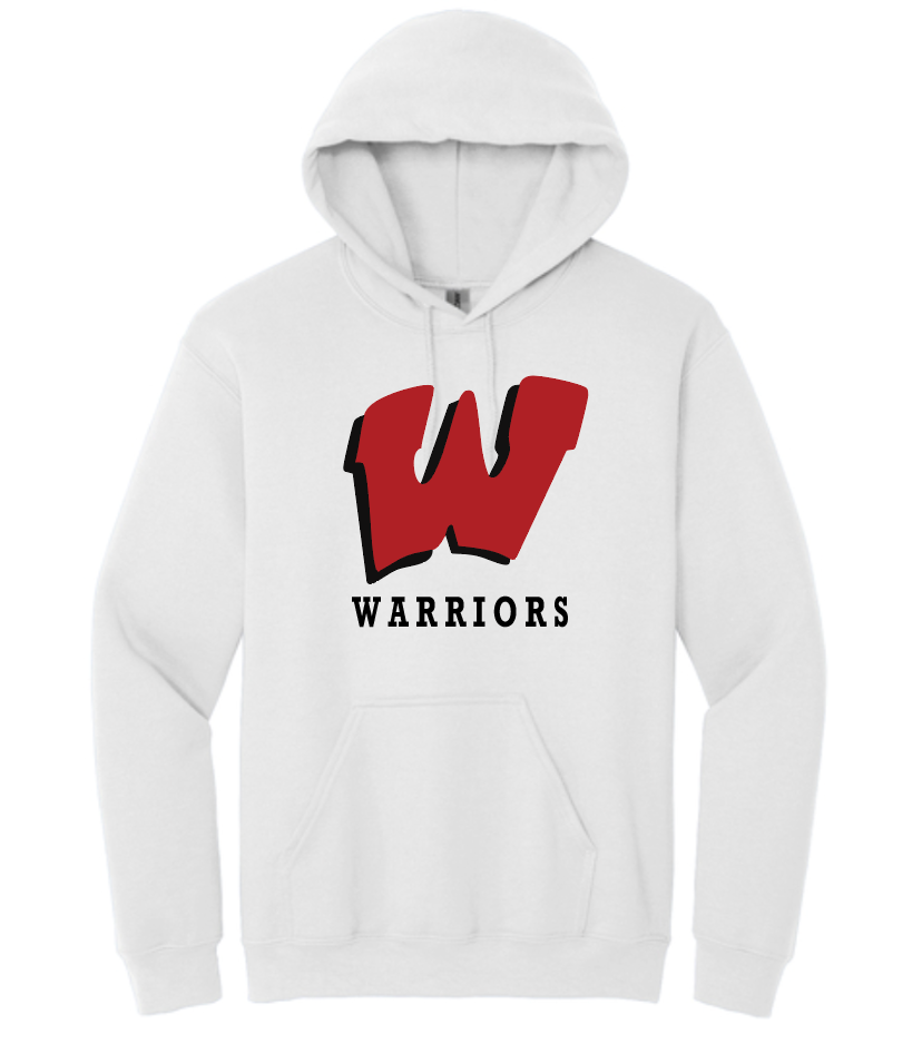 Hoodie with Wells Warriors Logo Adult and Youth