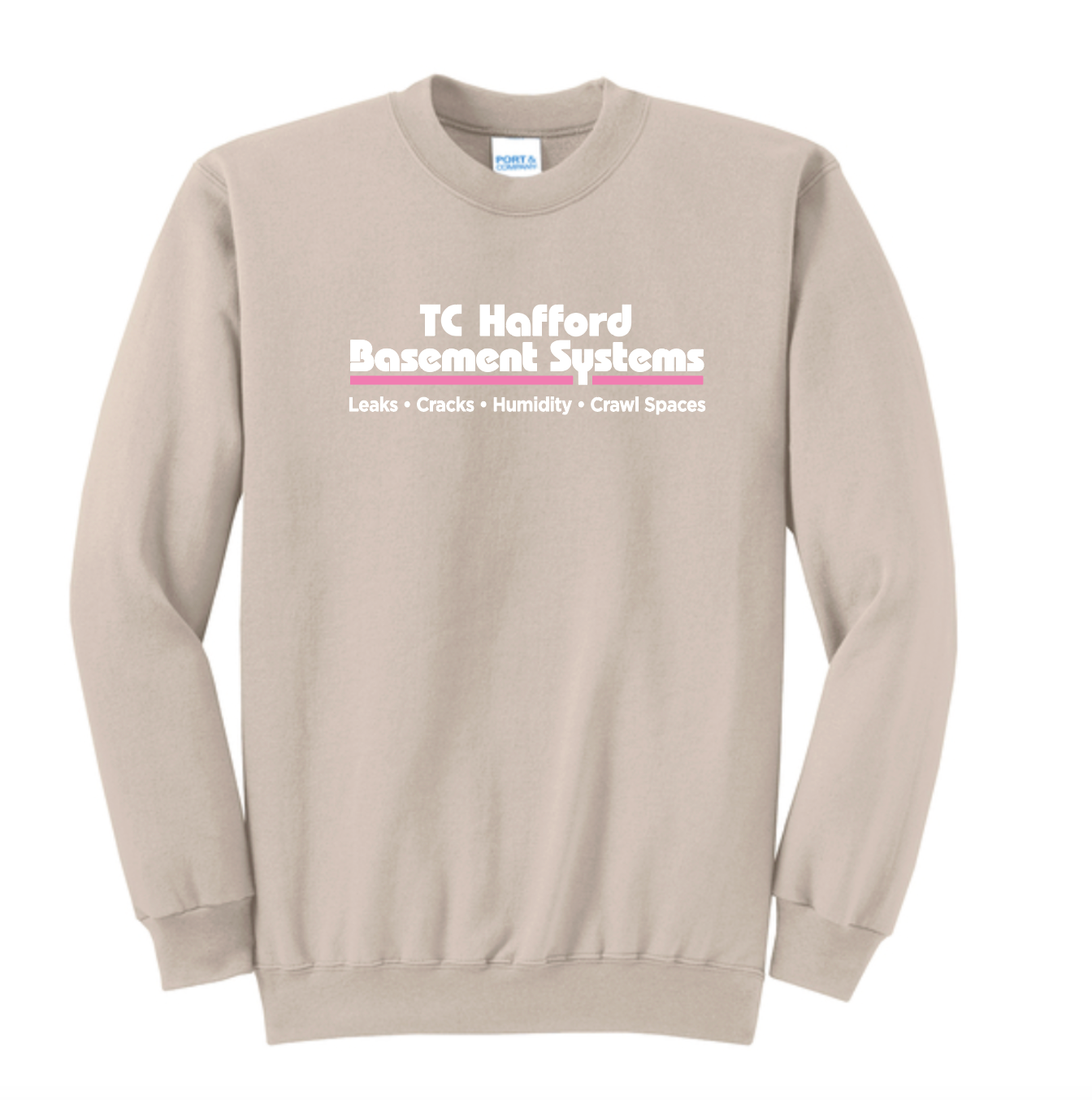 TC Hafford Port & Co. Crewneck Fleece Sweatshirt