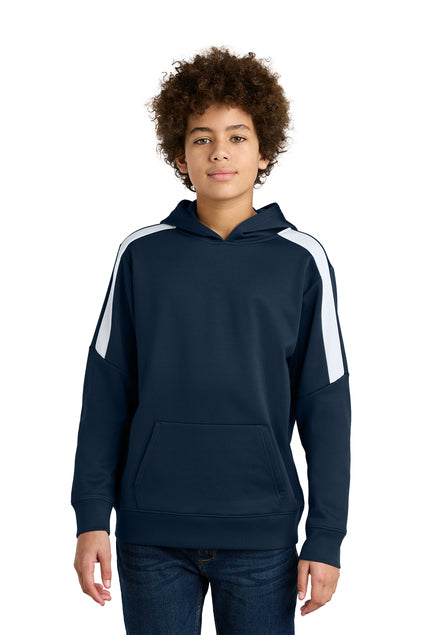 Youth Striped Hooded Sweatshirt