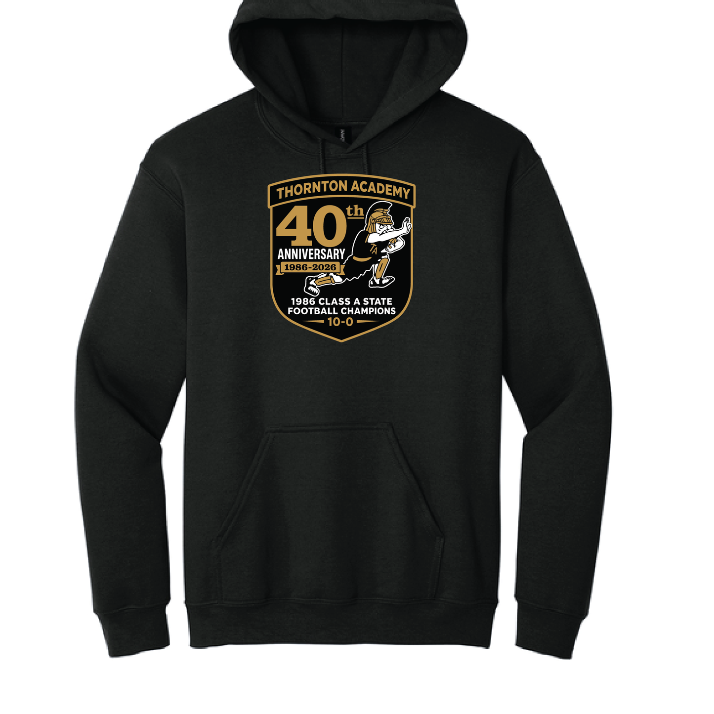 Black Hoodie with Anniversary Logo