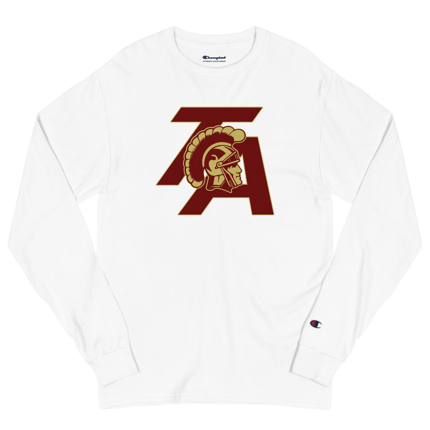 Men's Champion Long Sleeve Shirt with TA Logo