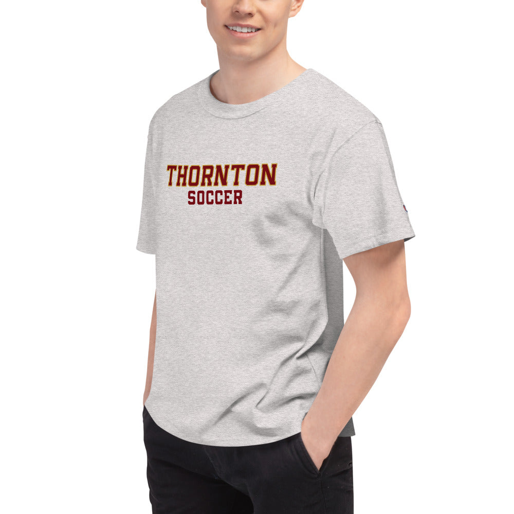 Men's Champion T-Shirt with Soccer Print