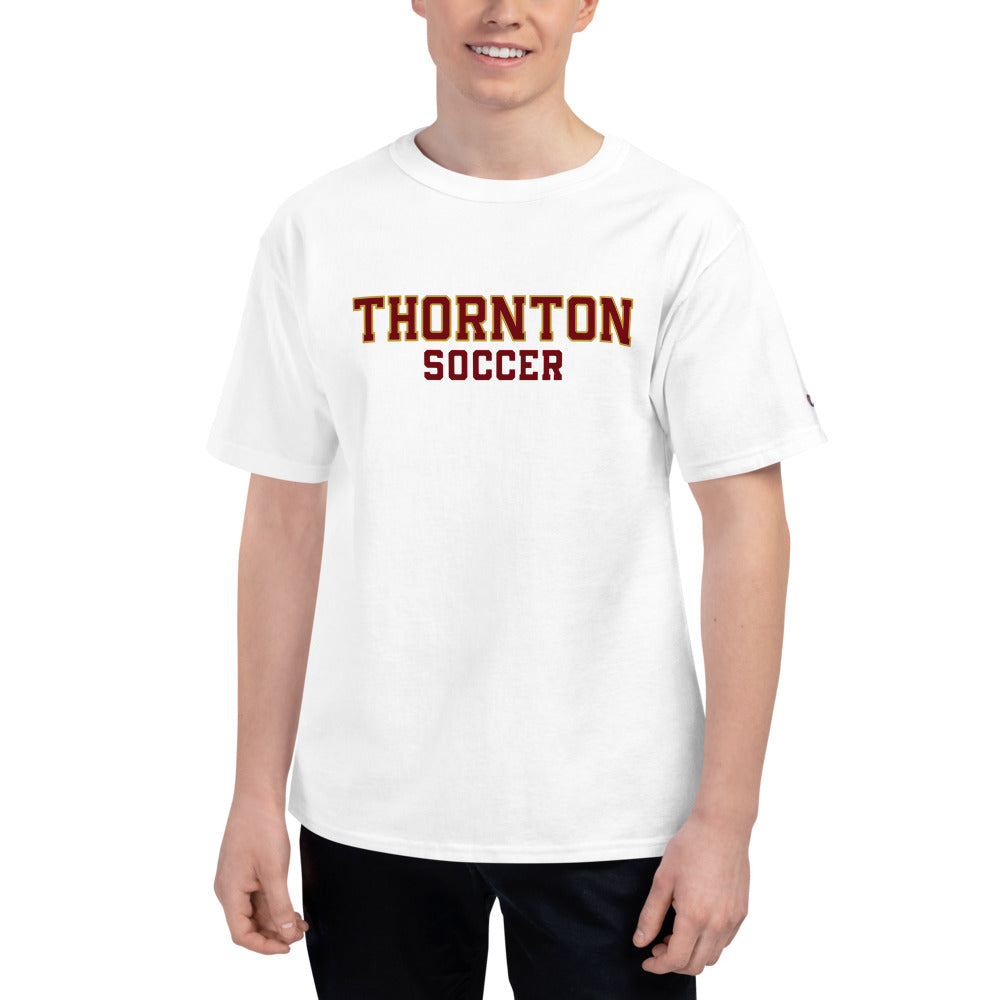Men's Champion T-Shirt with Soccer Print