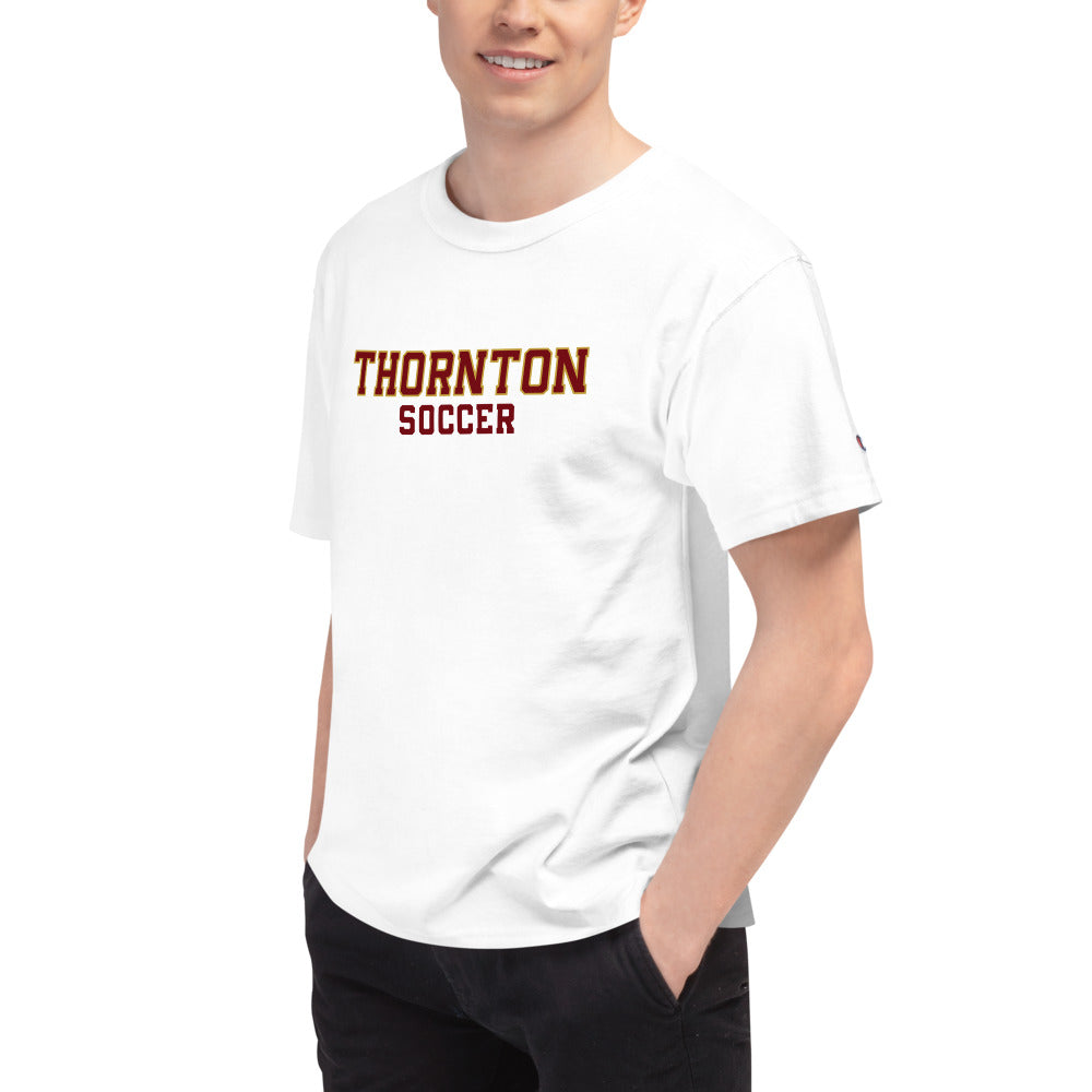Men's Champion T-Shirt with Soccer Print
