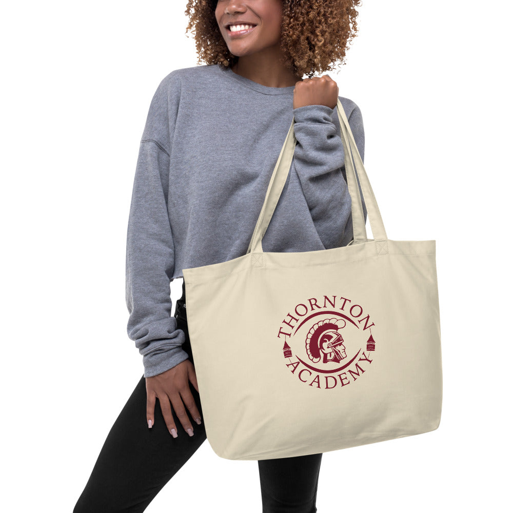 Large organic tote bag