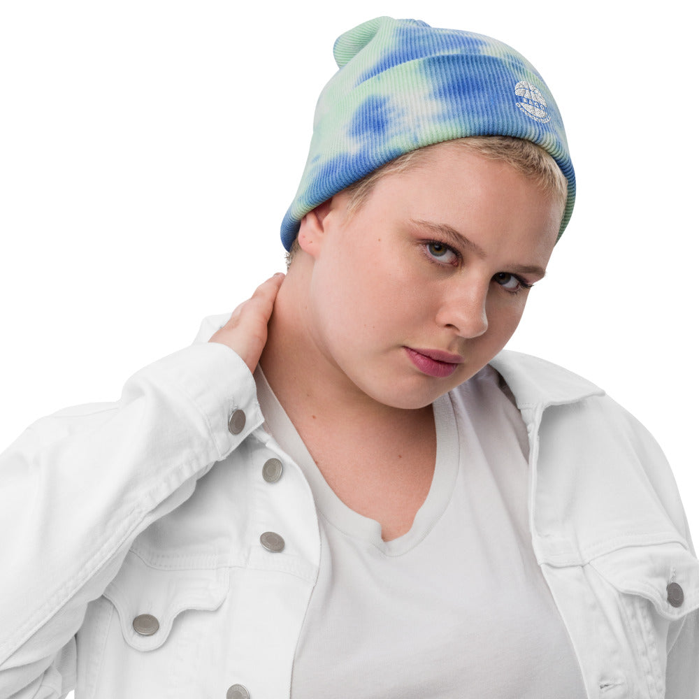 Tie-dye beanie