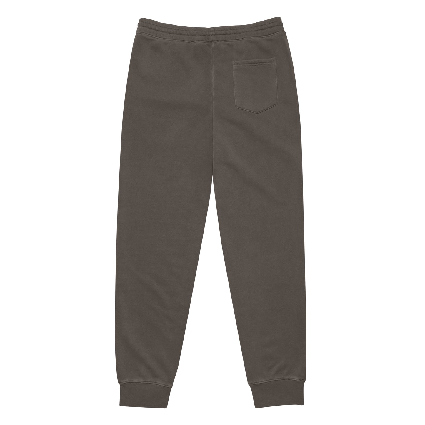 Unisex pigment-dyed sweatpants with embroidered logo