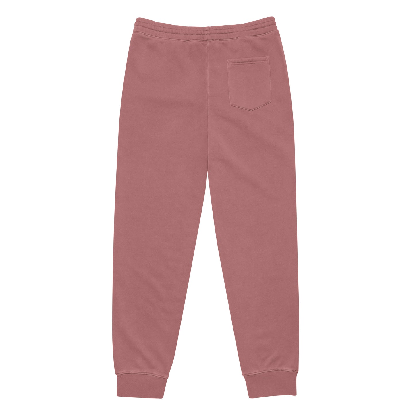 Unisex pigment-dyed sweatpants with embroidered logo