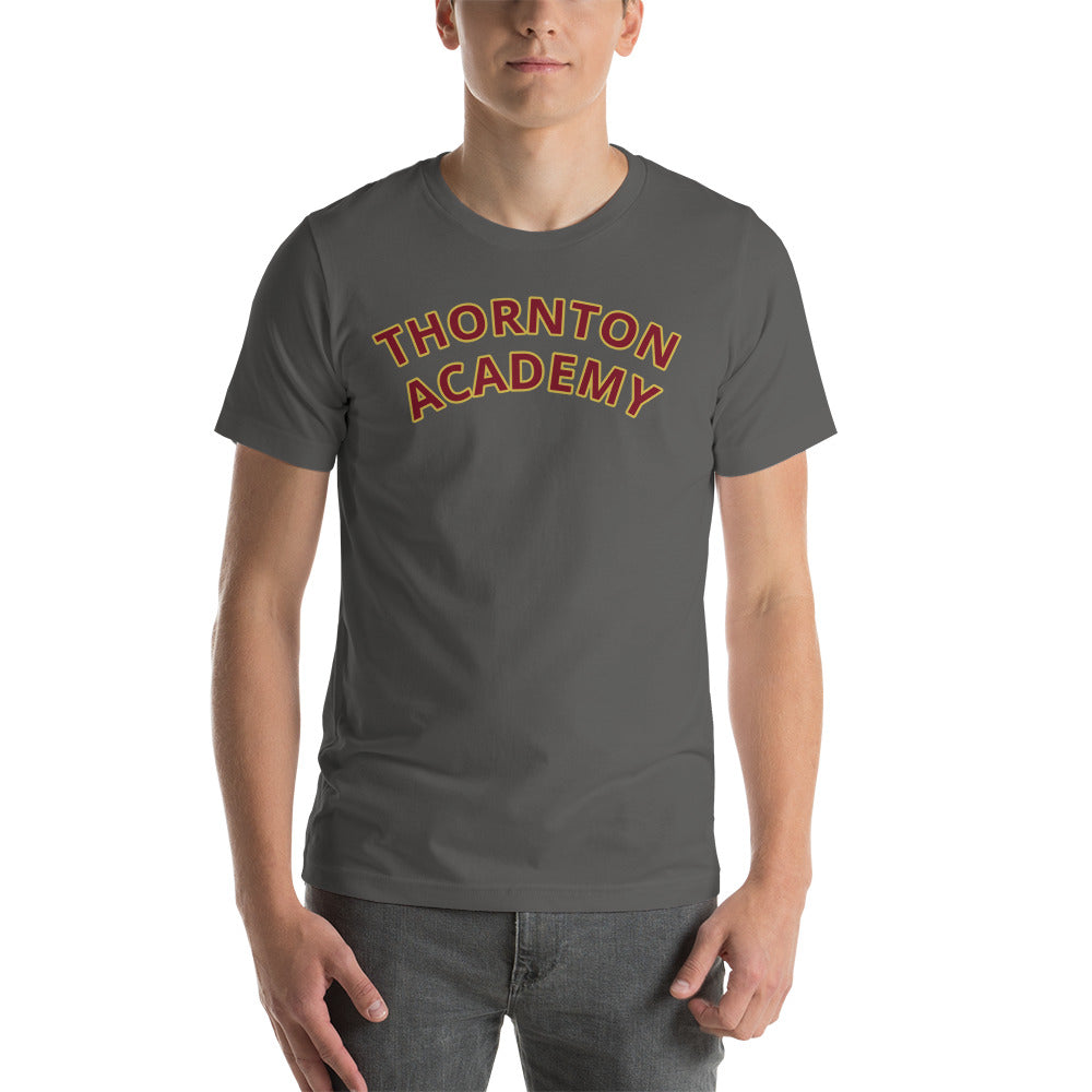 Unisex t-shirt with Thornton Academy Print