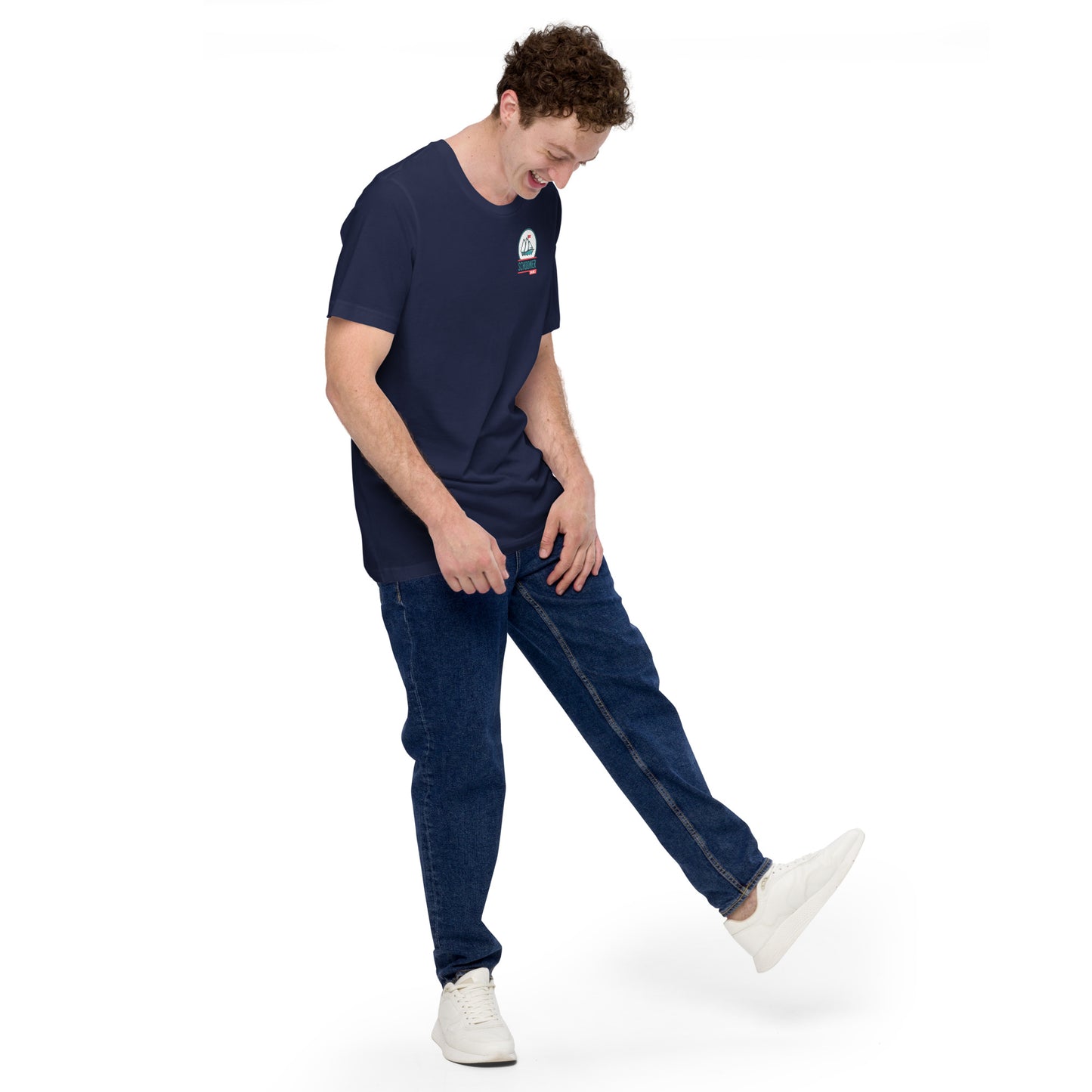 Unisex t-shirt with front and back print