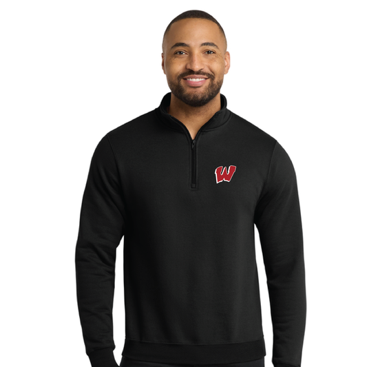 Wells Warriors Unisex Core Fleece 1/4-Zip Pullover Sweatshirt