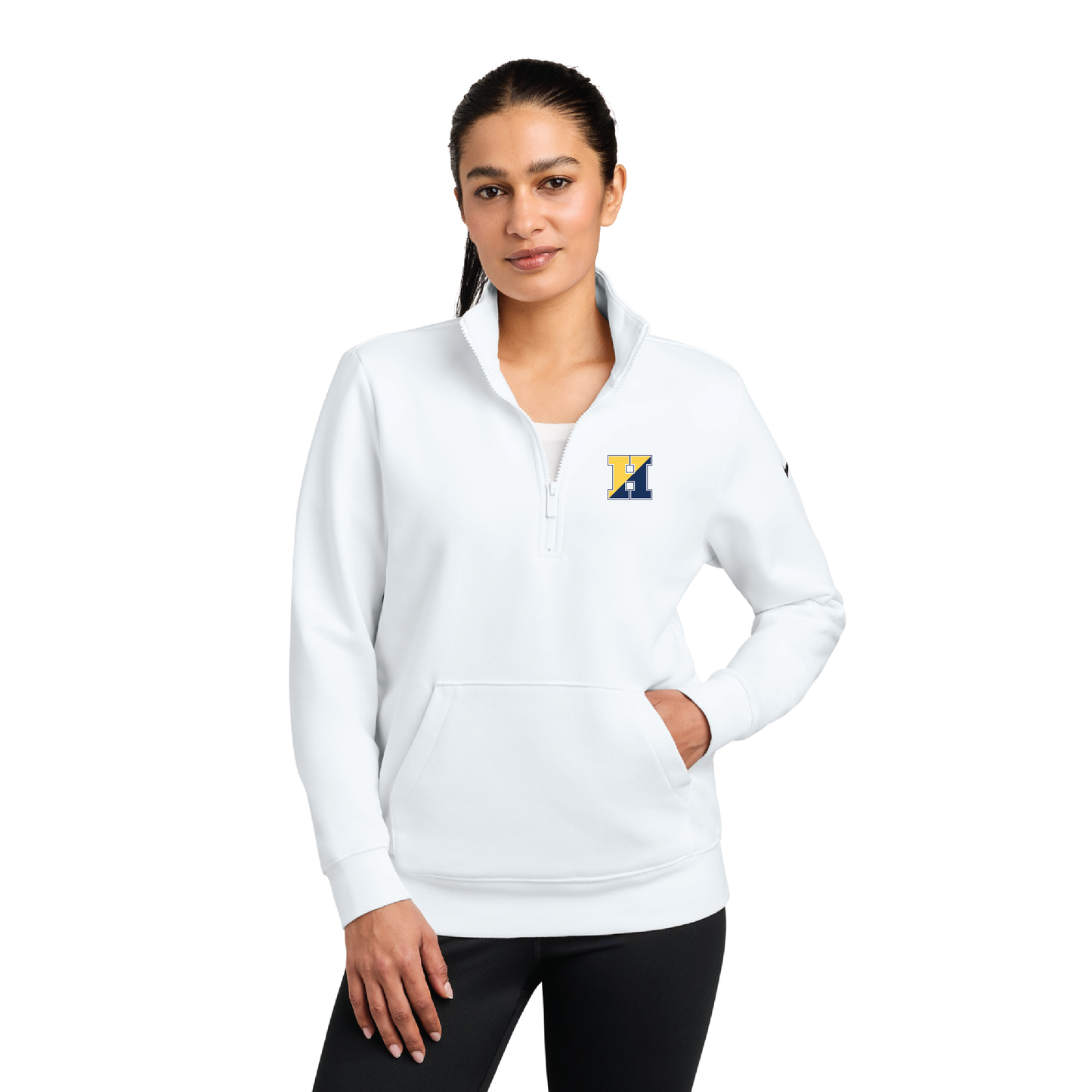 Women's Nike 1/4 Zip NKDX6720 with embr. logo