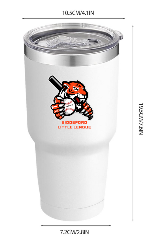 Biddeford Little League 30oz Tumbler w/ Printed Logo
