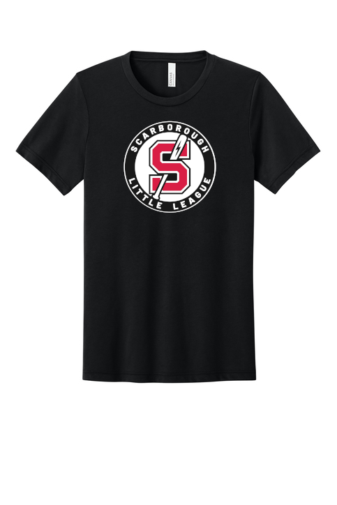 Scarborough Little League Triblend T-shirt with printed logo, Adult and Youth Sizes