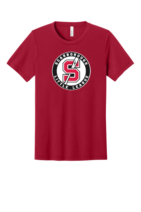 Scarborough Little League Triblend T-shirt with printed logo, Adult and Youth Sizes