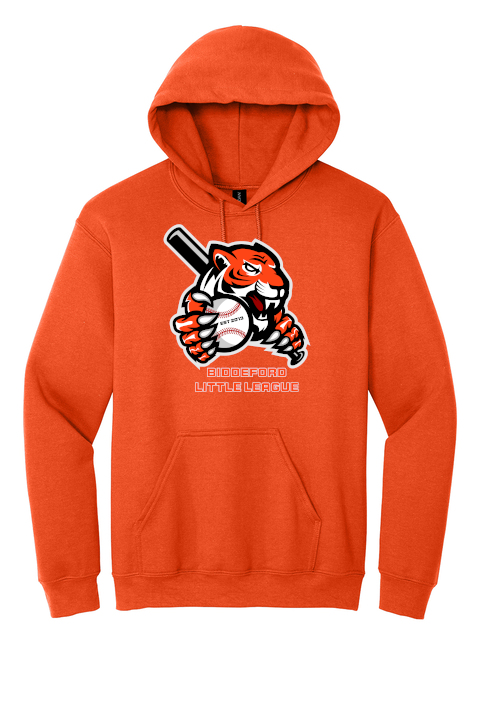 Biddeford Little League Hooded Sweatshirt with printed logo, Adult and Youth Sizes