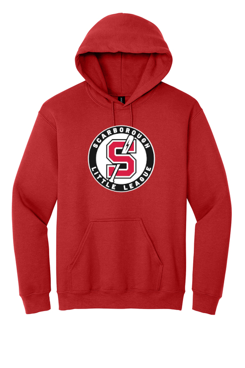 Scarborough Little League Hooded Sweatshirt with printed logo, Adult and Youth Sizes
