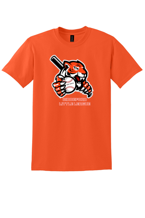 Biddeford Little League T-shirt with printed logo, Adult and Youth Sizes