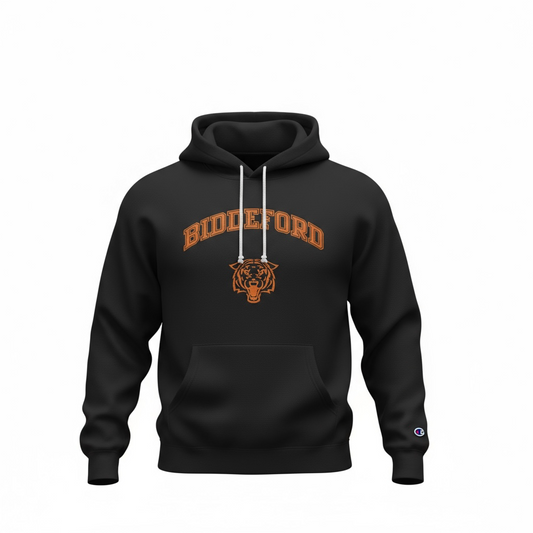 Biddeford Tigers Hooded Sweatshirt, Youth and Adult Sizes
