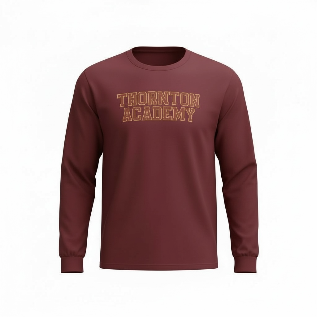 Thornton Academy Long Sleeve T-Shirt, Youth and Adult Sizes