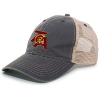 Load image into Gallery viewer, Thornton Academy Low Profile Trucker Cap with embroidered logo