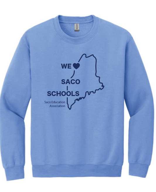 Crewneck Sweatshirt, Carolina Blue