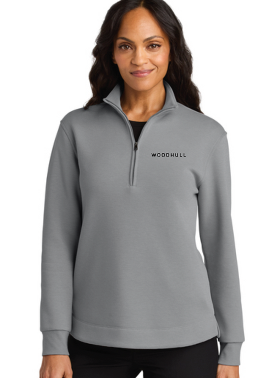 Women's 1/4 Zip with embr. logo