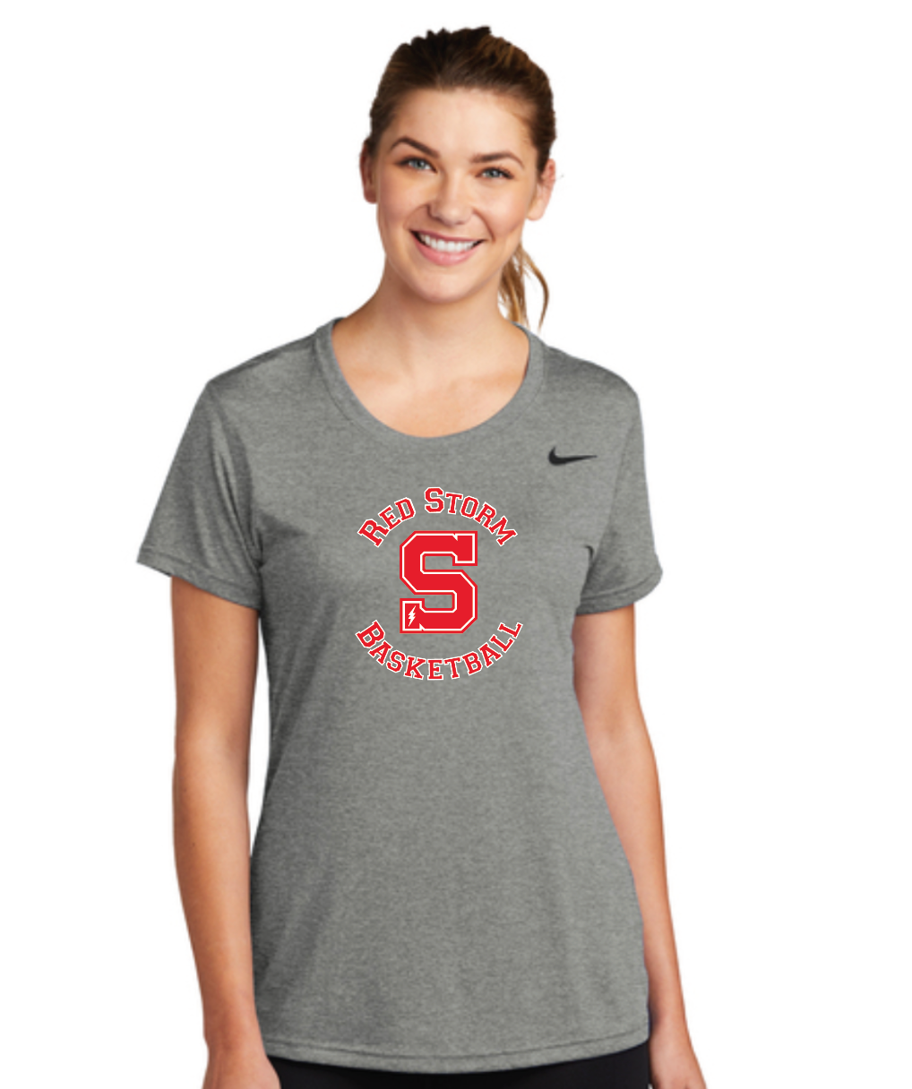 Men's or Women's Nike T-shirt with Printed Red Storm Logo