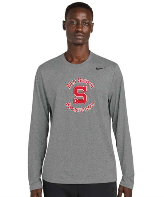 Nike Long Sleeve Shirt Printed with Red Storm Logo