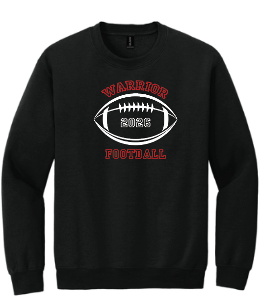 Wells Warriors Football Crewneck Sweatshirt