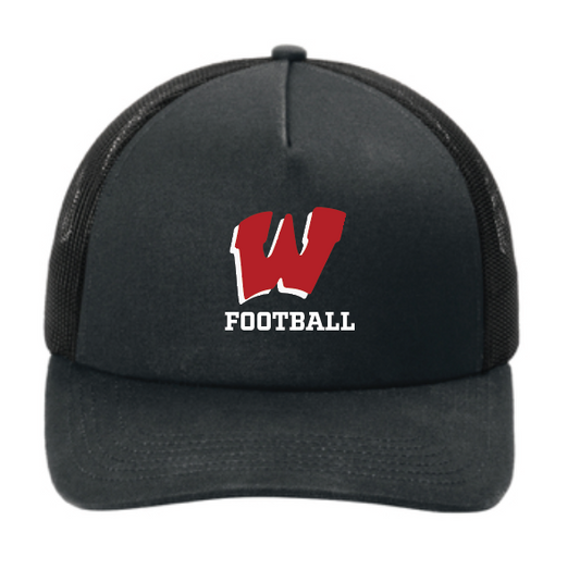 Wells Warriors Football Low-Profile Snapback 5-Panel Trucker Cap