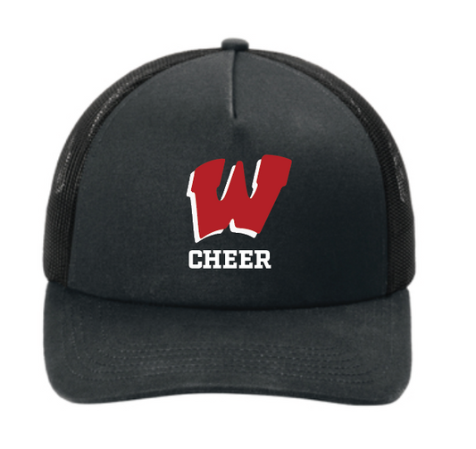 Wells Warriors Cheer Low-Profile Snapback 5-Panel Trucker Cap