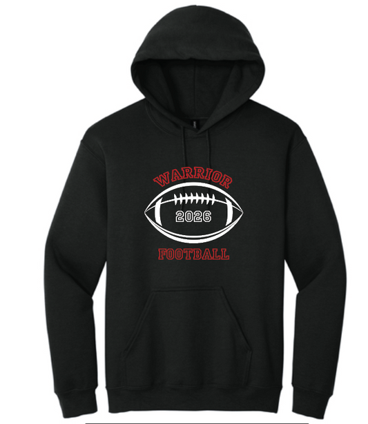 Wells Warriors Football Champion Hooded Sweatshirt