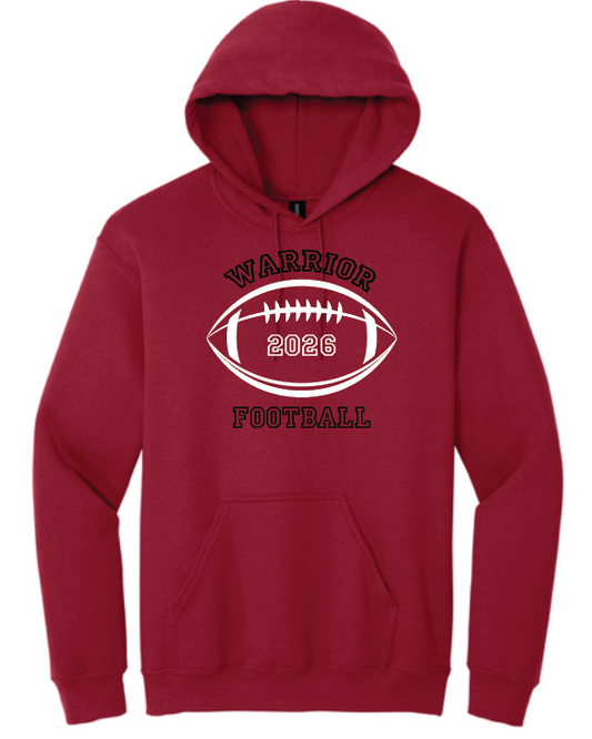 Wells Warriors Football Hooded Sweatshirt