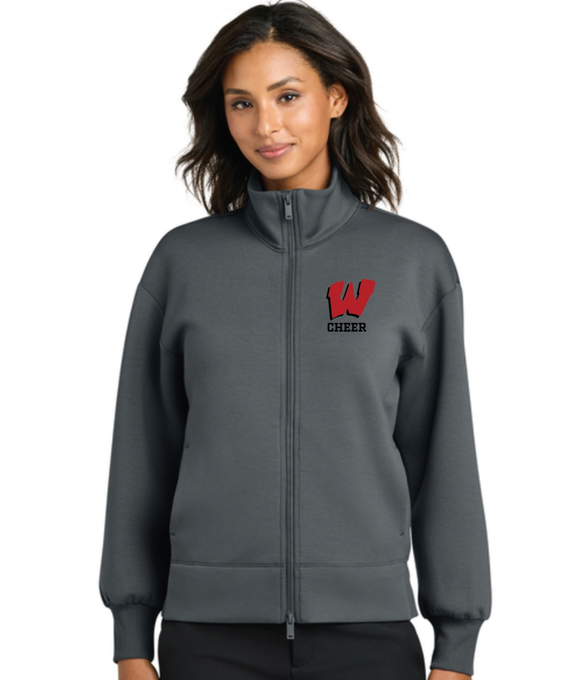 Wells Warriors Cheer Women’s Soft Spacer Full-Zip