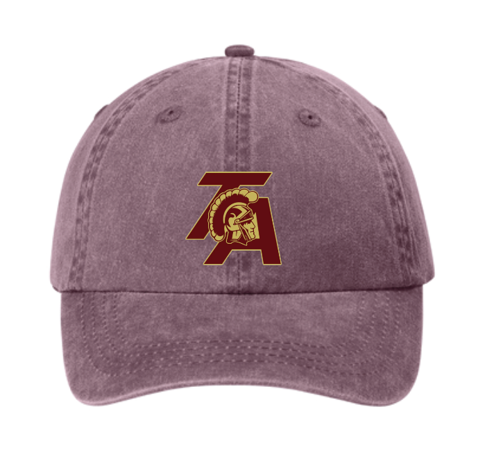 New Item Pigment-Dyed Cap - Maroon