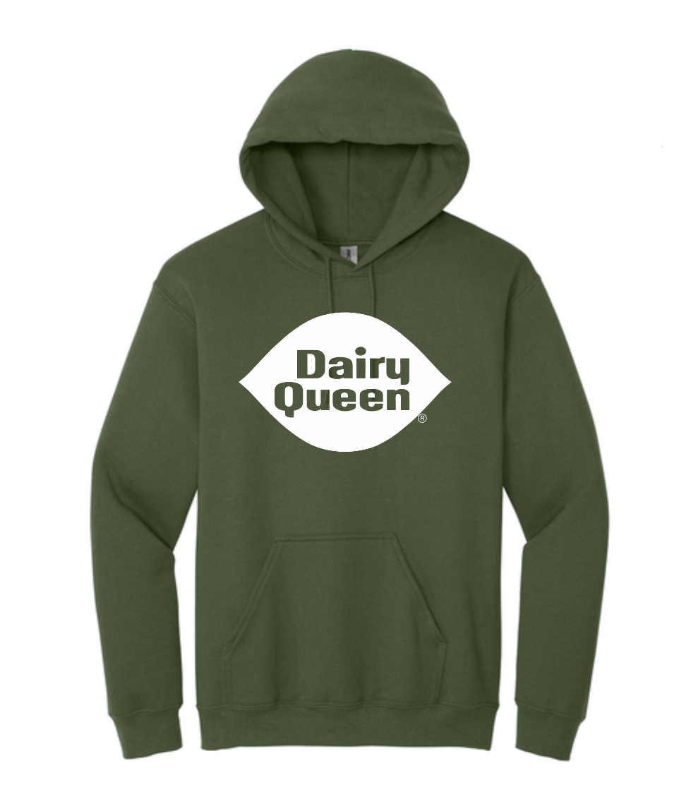 Gildan Hoodie with One color Front Print