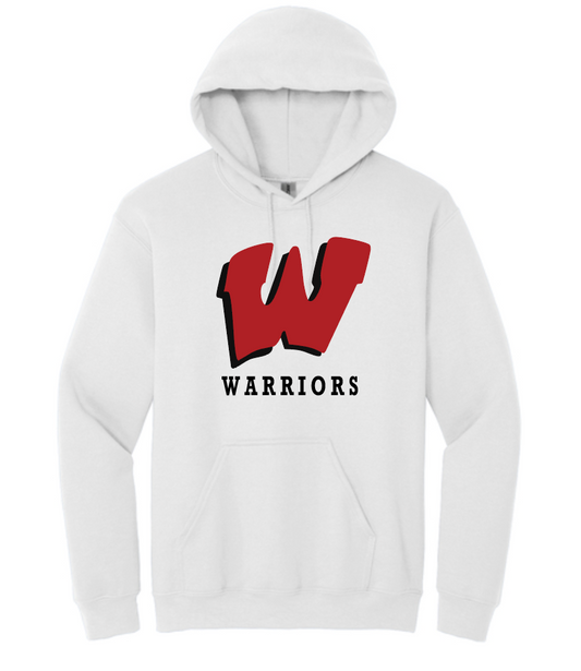 Hoodie with Wells Warriors Logo Adult and Youth