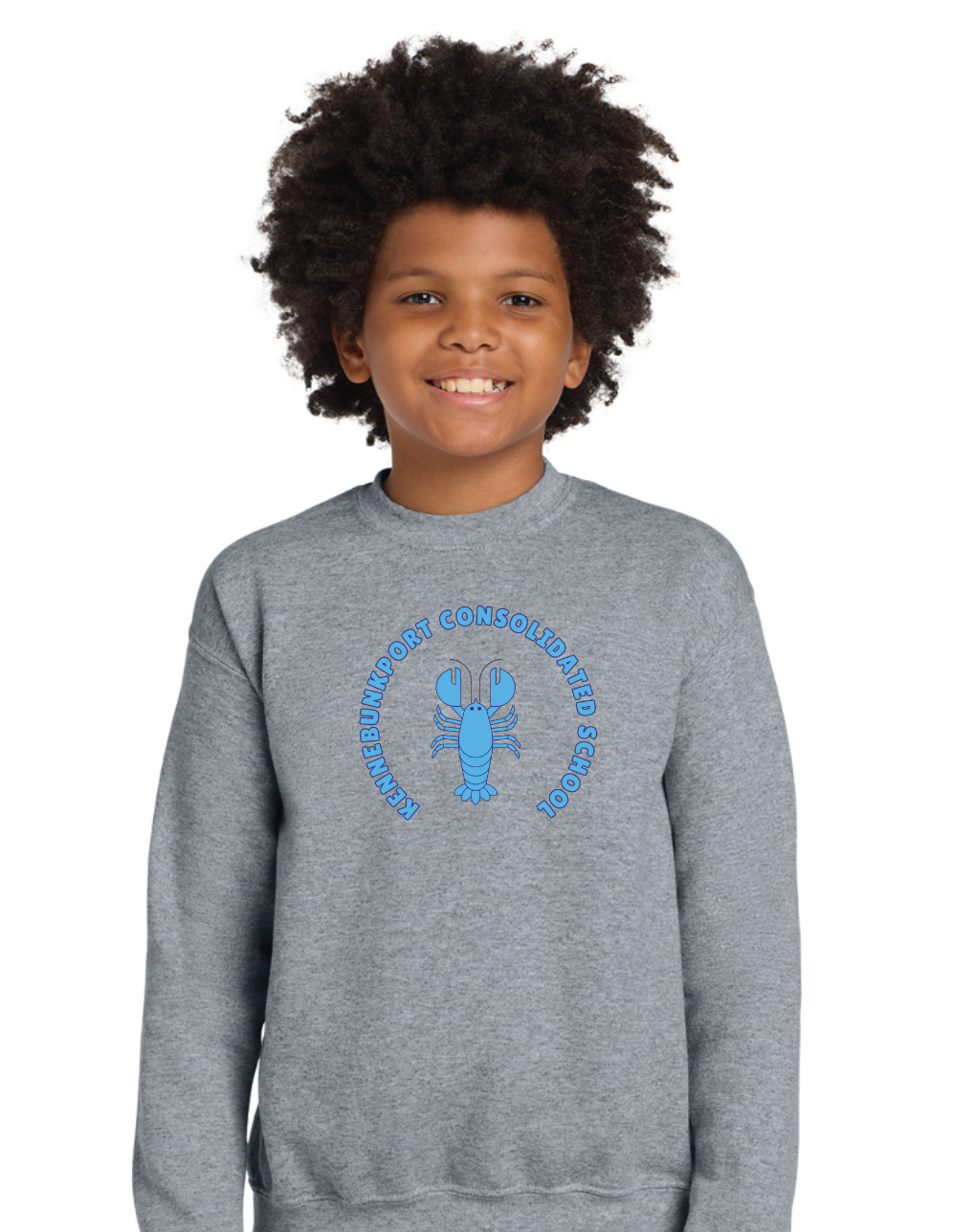 Youth Crewneck Sweatshirt with KCS logo