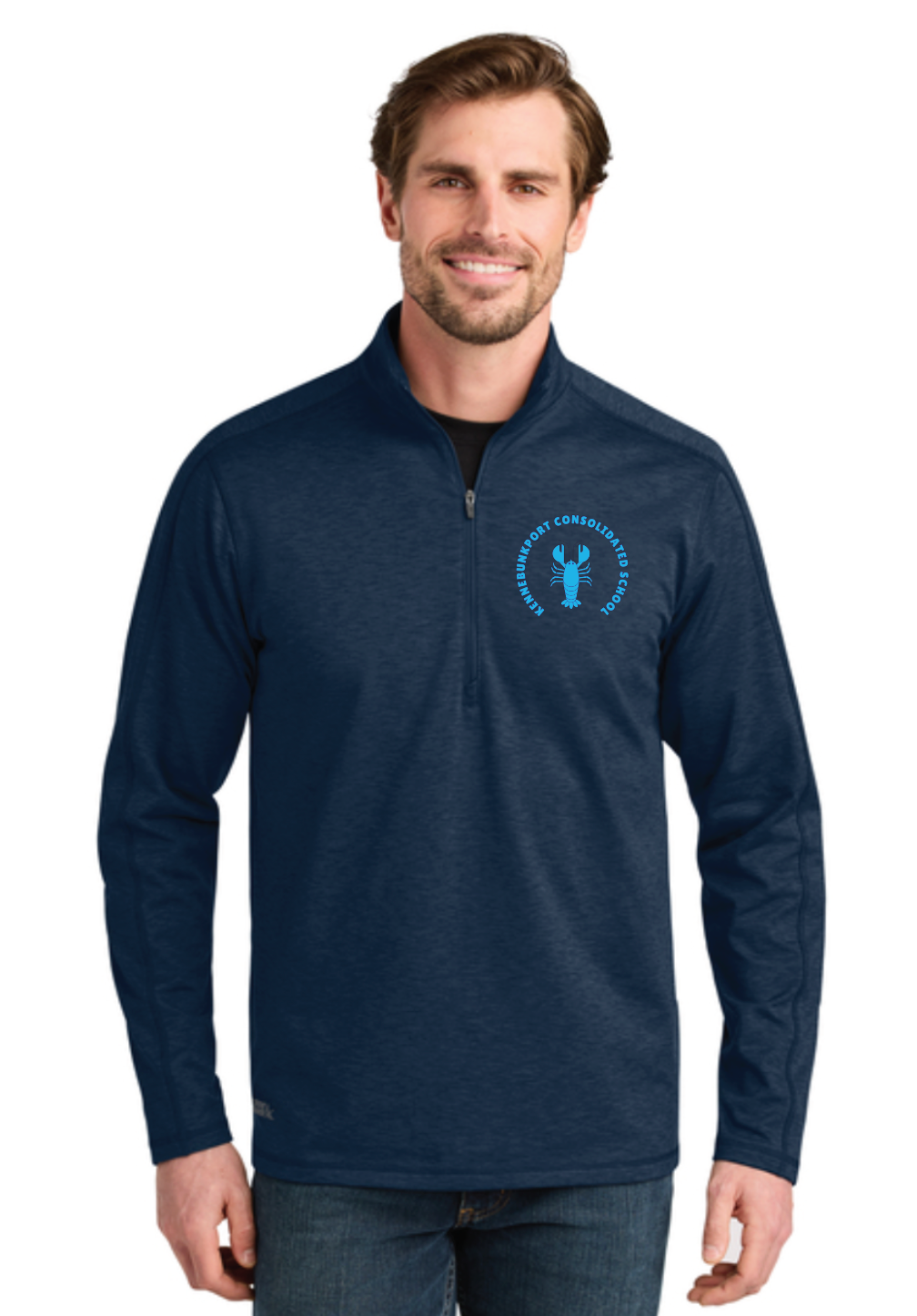 Adult 1/4 Zip Eddie Bauer Fleece Pullover with KCS logo