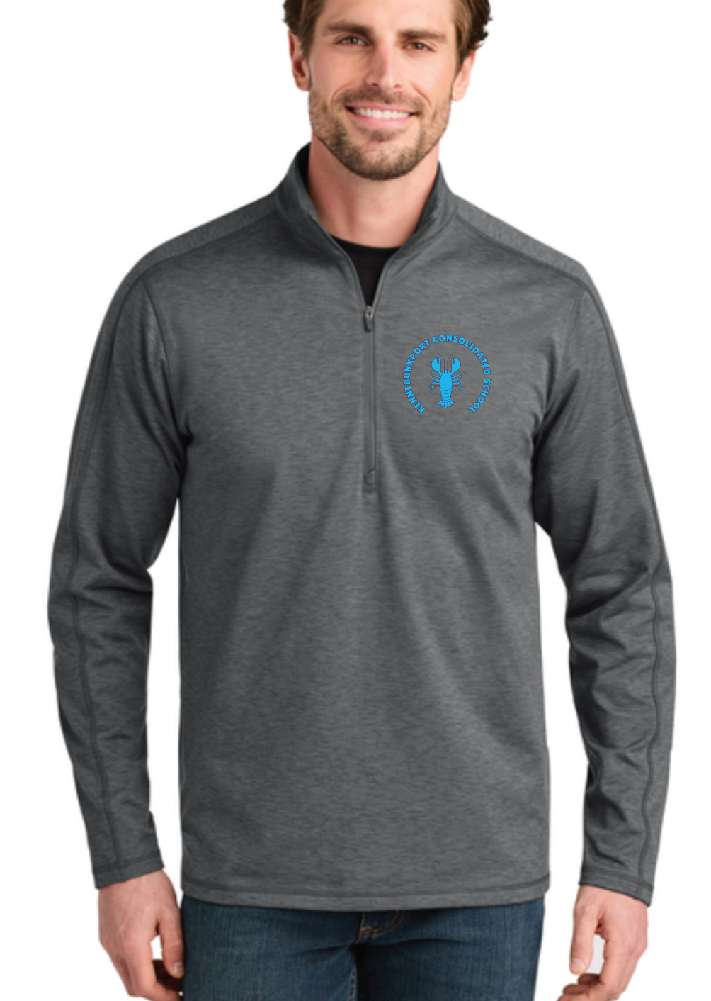 Adult 1/4 Zip Eddie Bauer Fleece Pullover with KCS logo